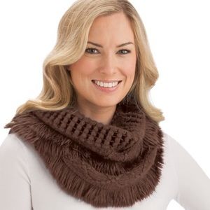 Brown infinity scarf new NWT